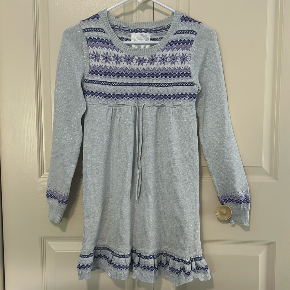 Beautiful sweater dress by Justice, size 12